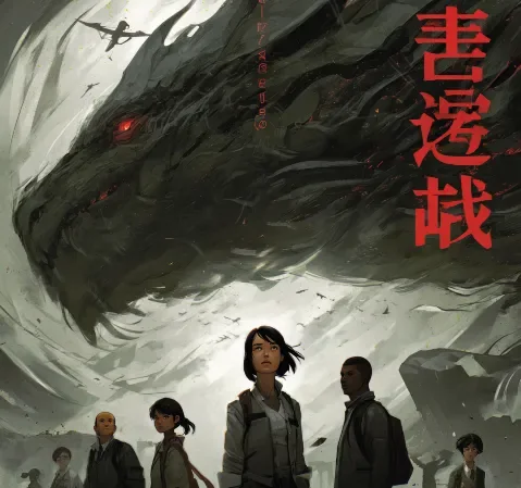 角色三视图设定展示角色正面侧面背面与表情变化